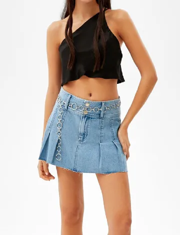 Top Bershka, negru