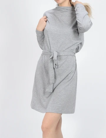 Rochie scurta BUBBLEROOM, gri