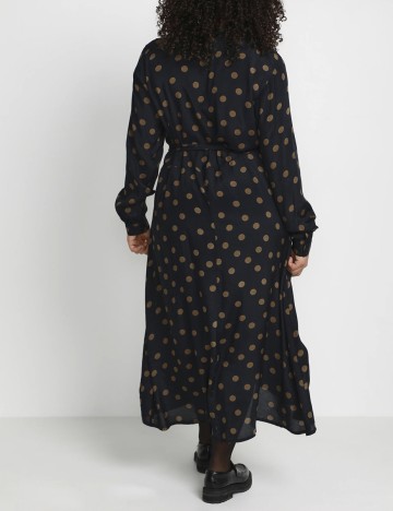 Rochie medie Kaffe Curve, negru