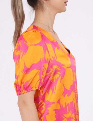 Rochie scurta Vila, roz