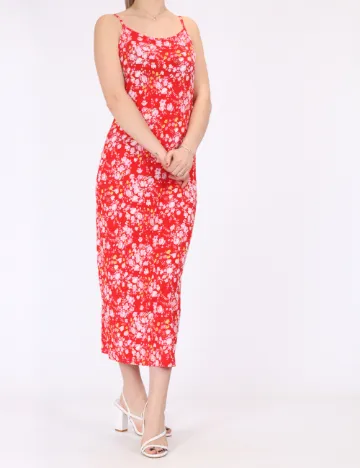 Rochie lunga Vila, rosu