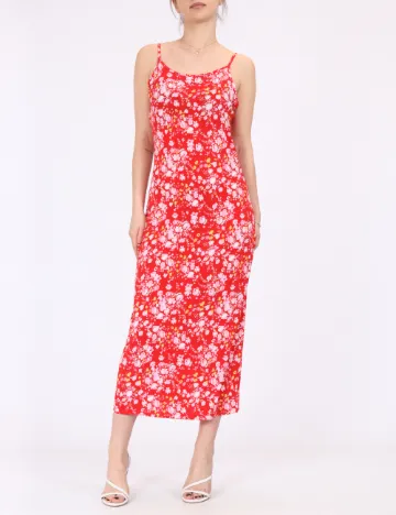 Rochie lunga Vila, rosu