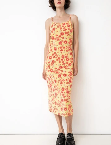Rochie medie Vila, floral