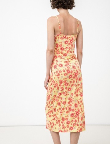 Rochie medie Vila, floral