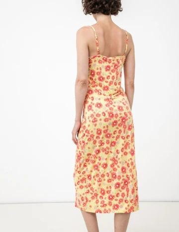 Rochie medie Vila, floral