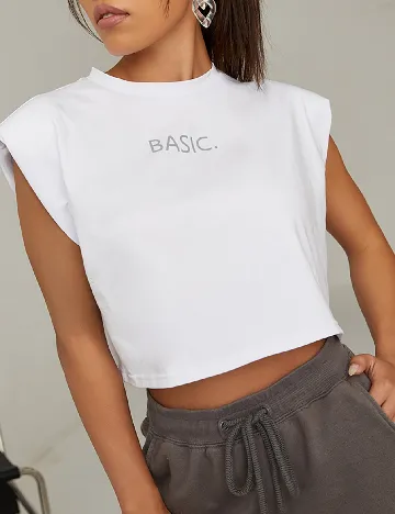 Top SHEIN, alb