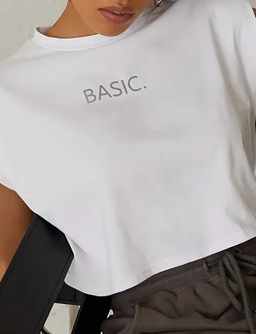 Top SHEIN, alb