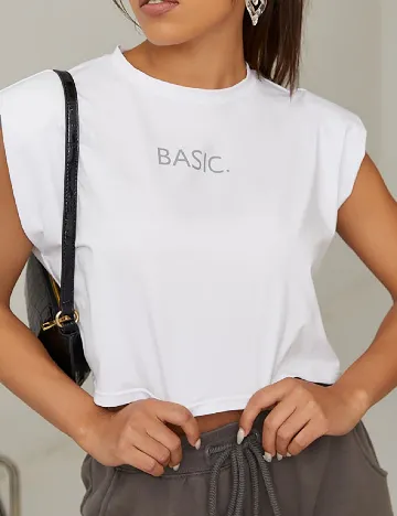 Top SHEIN, alb