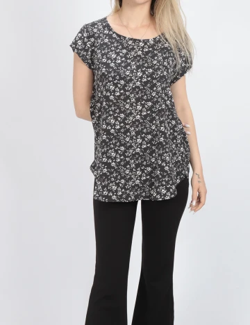 Bluza Only, gri inchis