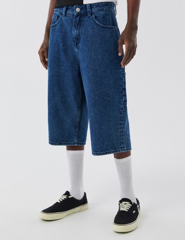 Pantaloni scurti CROPP, albastru, 34