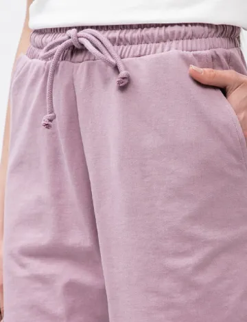 Pantaloni scurti Vero Moda, mov