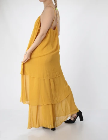 Rochie lunga Object, galben