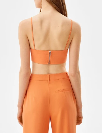 Top Bershka, portocaliu Portocaliu