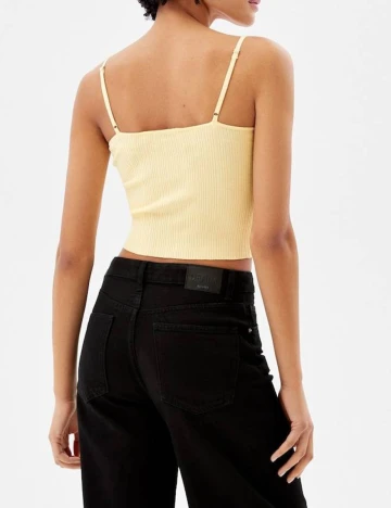 Top Bershka, galben