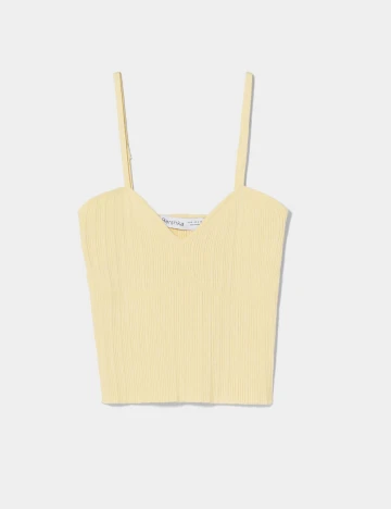 Top Bershka, galben