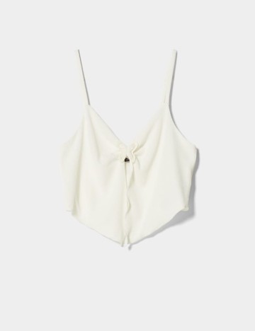 Top Bershka, alb