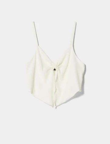 Top Bershka, alb