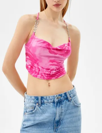 Top Bershka, roz Roz