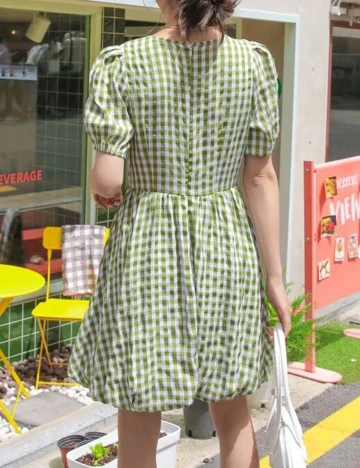 Rochie scurta Dazy, verde