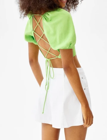 Top Bershka, verde