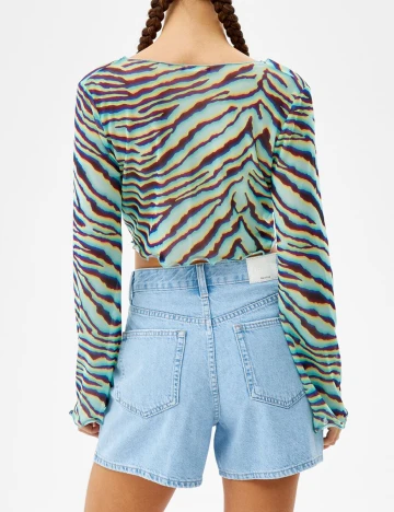 Top Bershka, verde