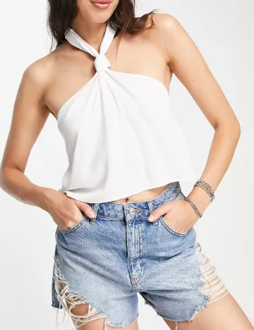 Top Bershka, alb