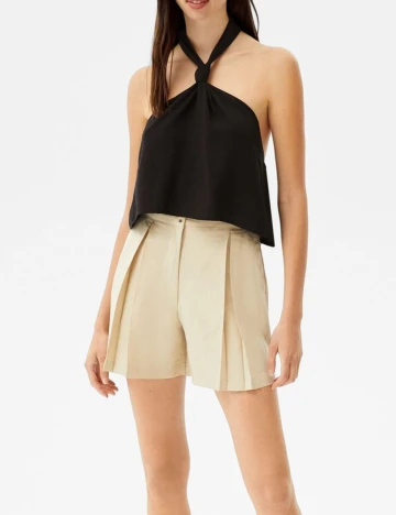 Top Bershka, negru