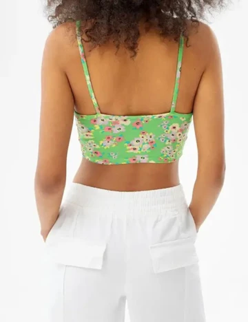 Top Bershka, verde