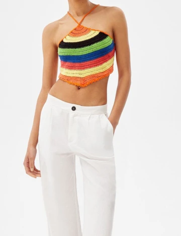 Top Bershka, mix culori