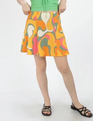 Fusta Vero Moda, mix culori