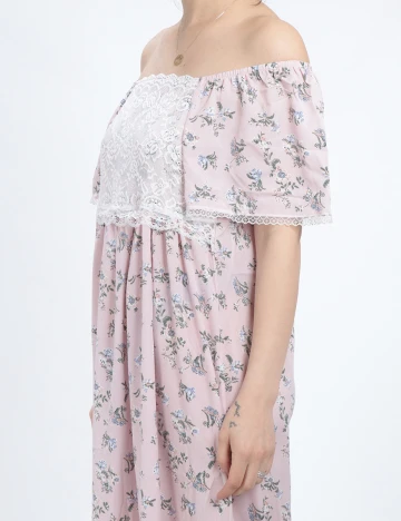 Rochie lunga SHEIN, roz