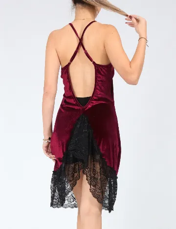 Rochie scurta de noapte SHEIN, visiniu Rosu