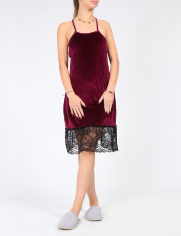 Rochie scurta de noapte SHEIN, visiniu