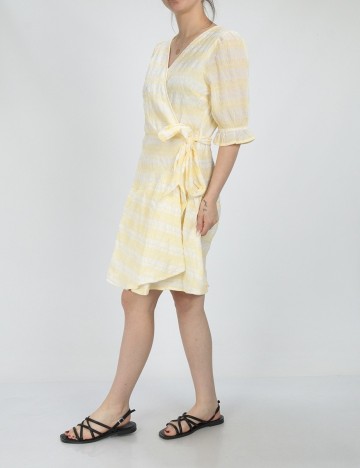Rochie scurta Vero Moda, galben