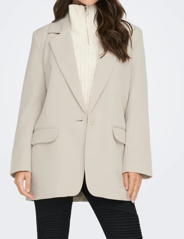 Sacou Only, ecru Alb