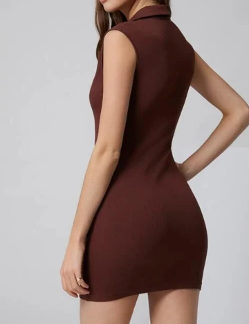 Rochie scurta SHEIN, maro