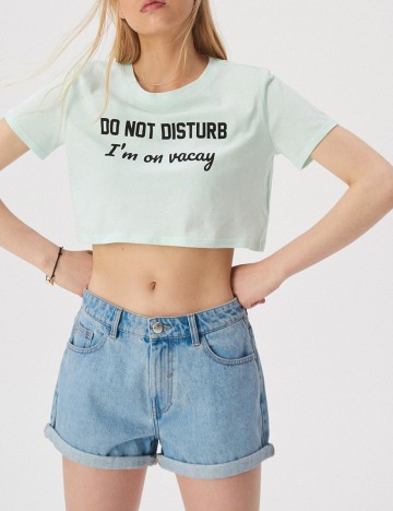 Top Sinsay, verde, L