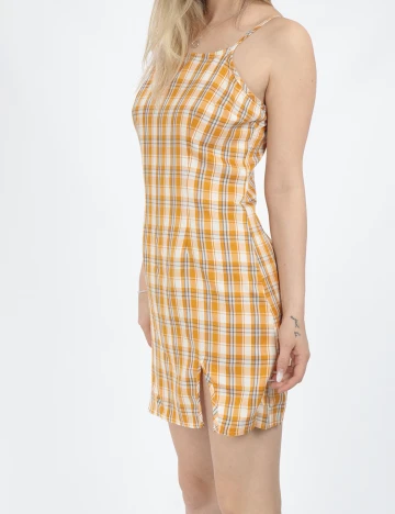 Rochie Scurta SHEIN, mustar