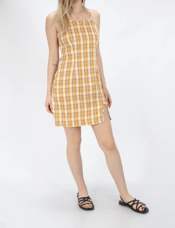 Rochie Scurta SHEIN, mustar