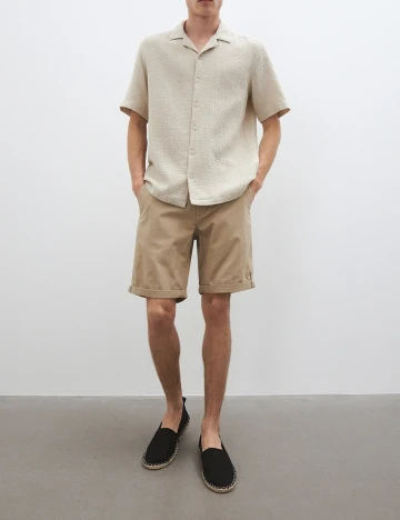 Pantaloni scurti Reserved, crem