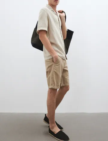 Pantaloni scurti Reserved, crem