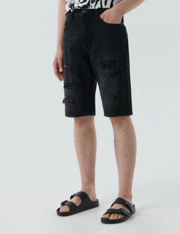 Pantaloni scurti CROPP, negru