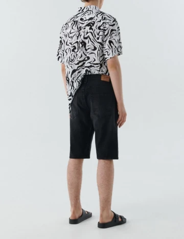 Pantaloni scurti CROPP, negru