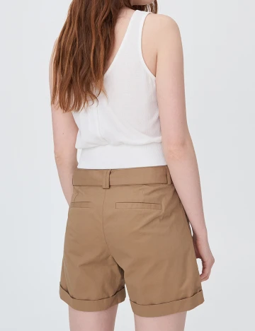 Pantaloni Scurti Sinsay, maro deschis
