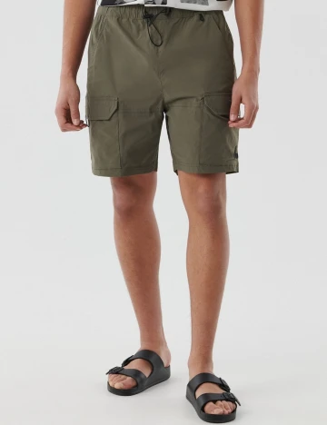 Pantaloni Scurti CROPP, verde inchis