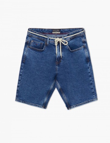 Pantaloni scurti CROPP, albastru