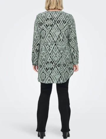 Bluza Only Carmakoma, verde Verde