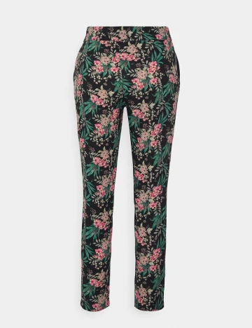 Pantaloni Vero Moda, negru floral