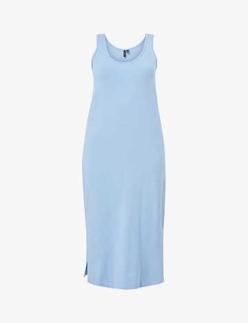Rochie lunga Vero Moda Curve, bleu, S-42/44