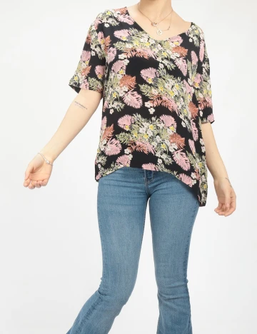 Bluza Pieces, negru
